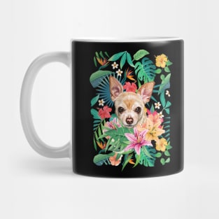 Tropical Short Haired Fawn Red Chihuahua Mug